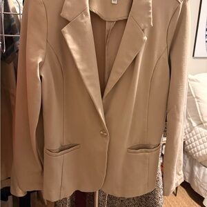 Liverpool Women's Beige Blazer - Stretch